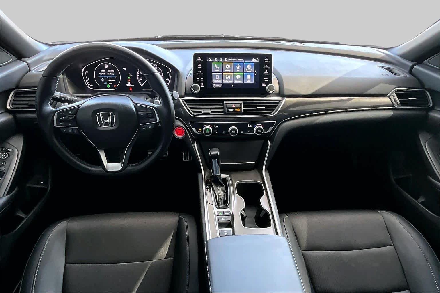 Used 2021 Platinum White Pearl Honda Sport image 16