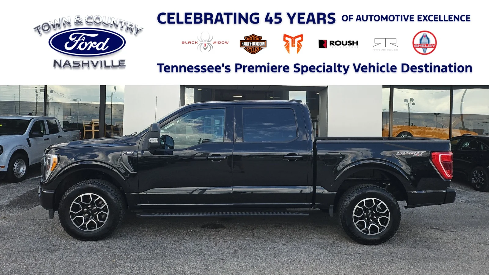 Used 2023 Black Ford XLT image 1
