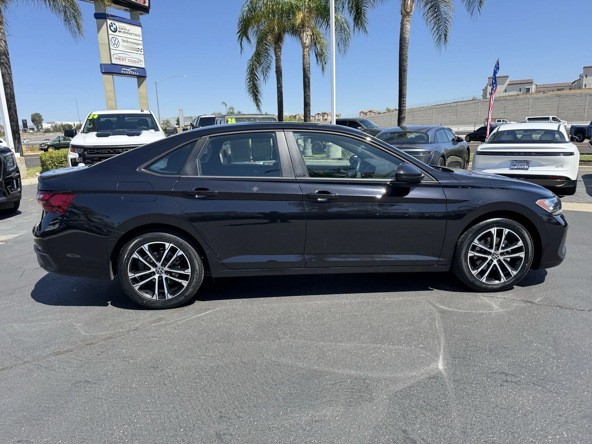 Used 2024 Deep Black Pearl Volkswagen Sport image 10
