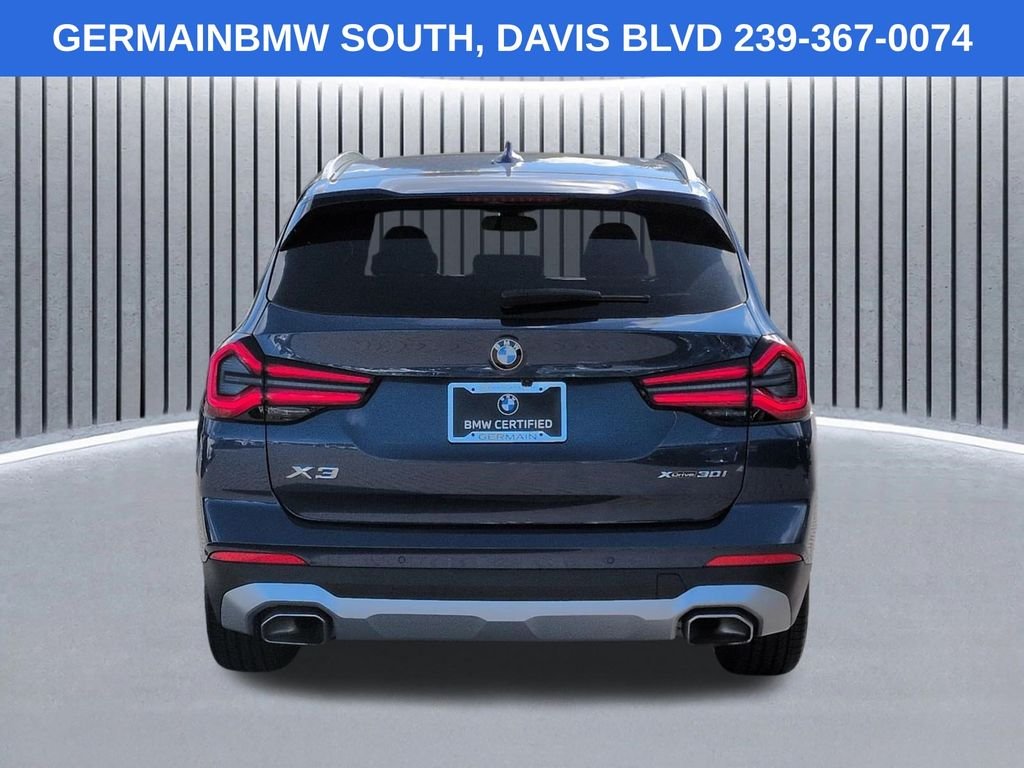 Certified Used 2023 Blue Metallic BMW xDrive30i image 6