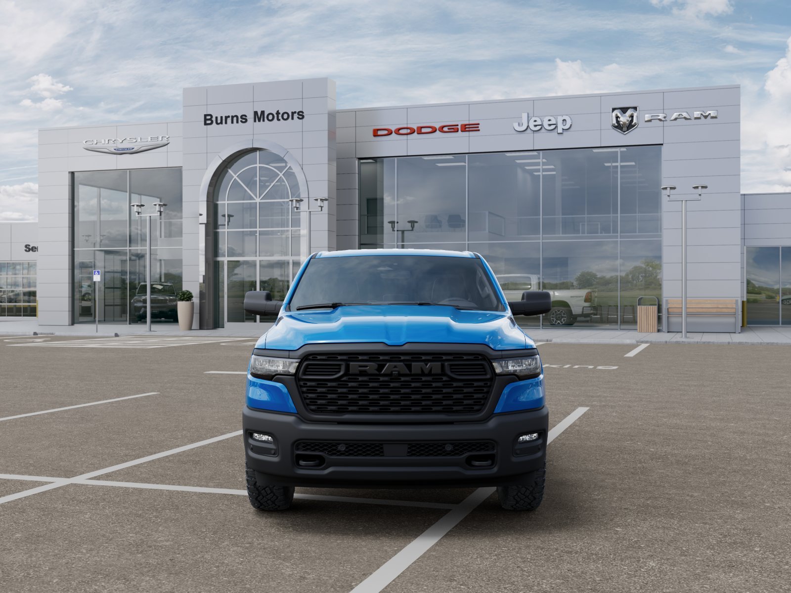 New 2026 Hydro Blue Pearl-Coat Exterior Paint RAM Warlock image 6