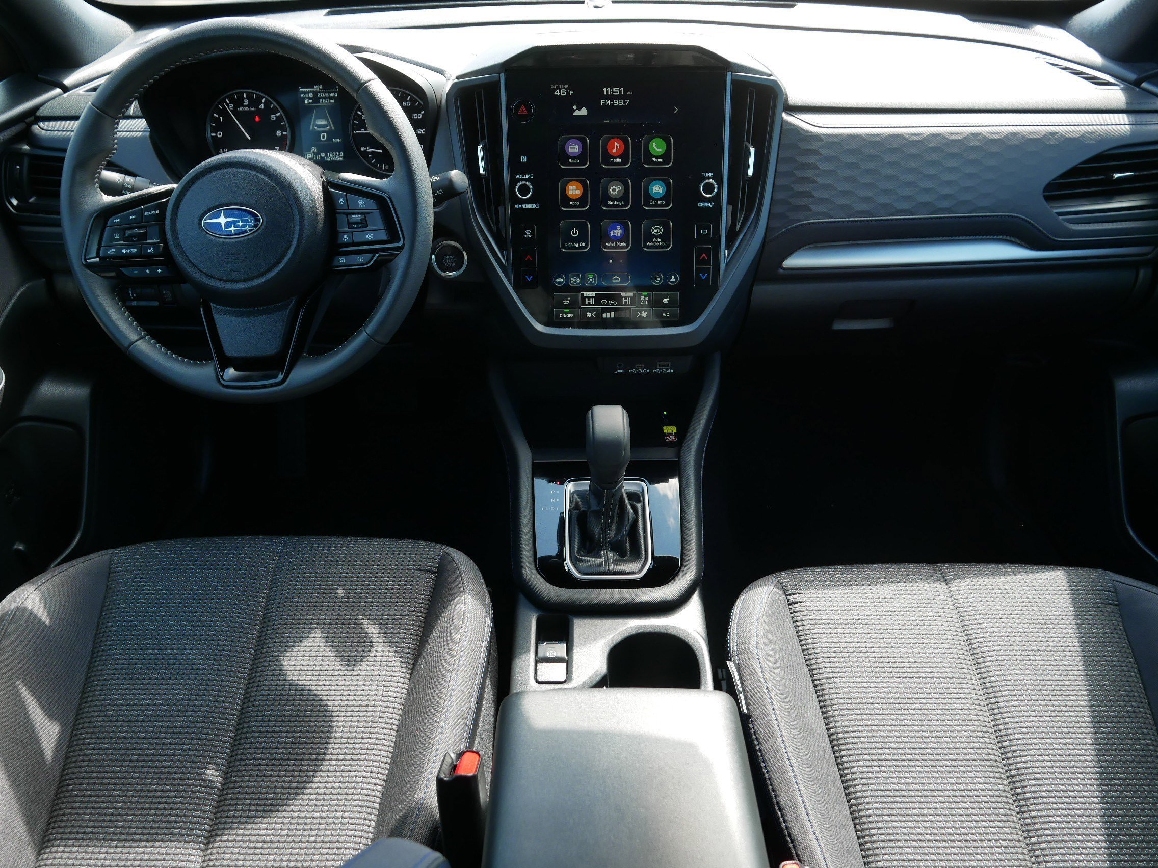 Used 2025 Crystal Black Silica Subaru Premium image 10