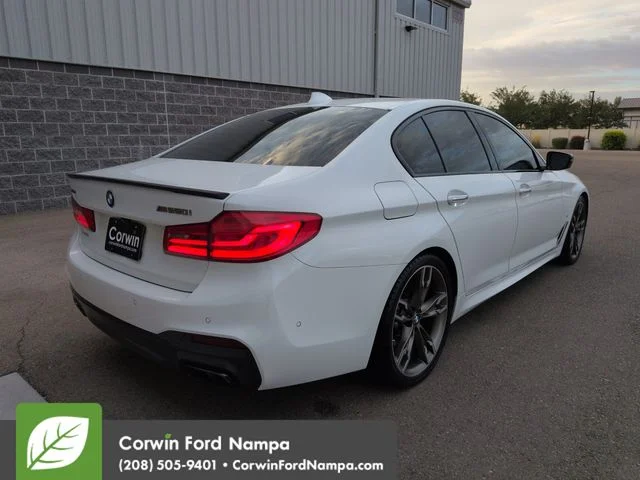 Used 2018 White BMW M550i xDrive image 3