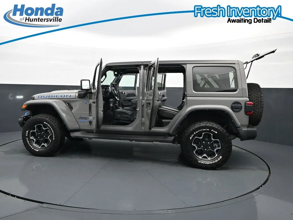 Used 2022 Gray Clearcoat Jeep Unlimited Rubicon 4xe image 44