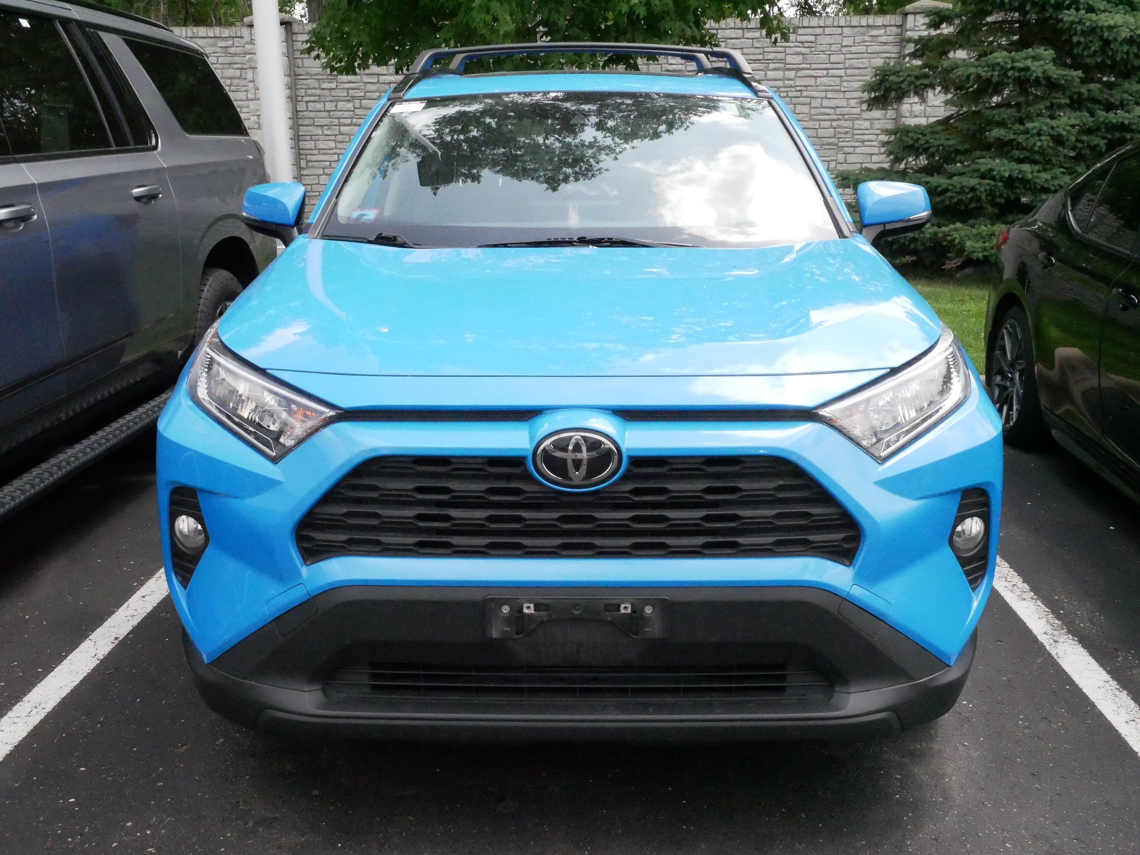 Used 2021 Blue Flame Toyota XLE image 2