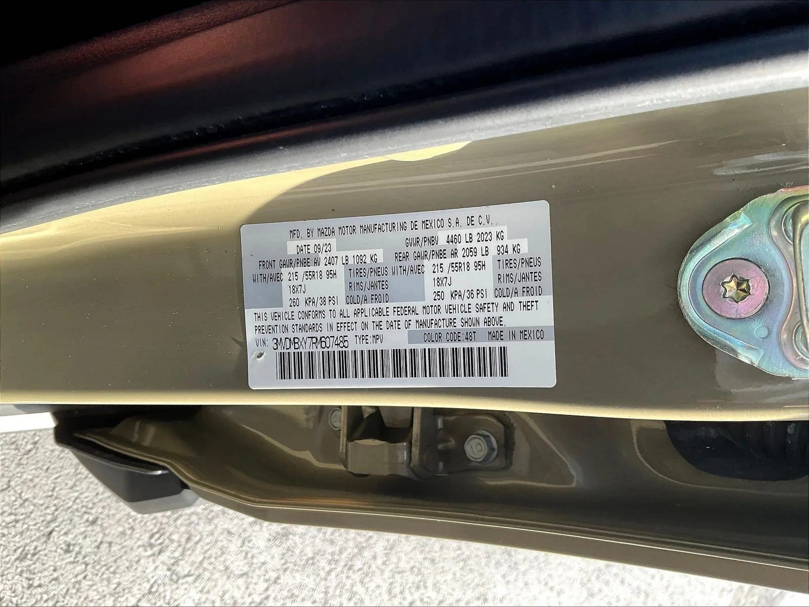 Certified Used 2024 Zircon Sand Metallic Mazda 2.5 Carbon Turbo image 21