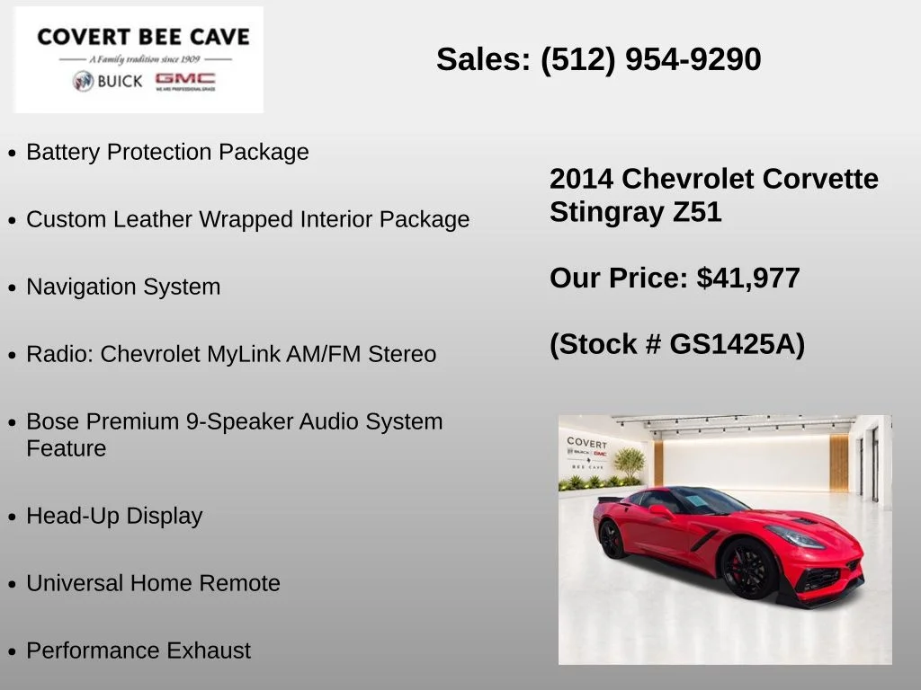 Used 2014 Red Chevrolet Z51 image 19
