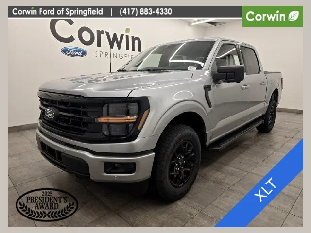 New 2026 Iconic Silver Metallic Ford XLT image 1