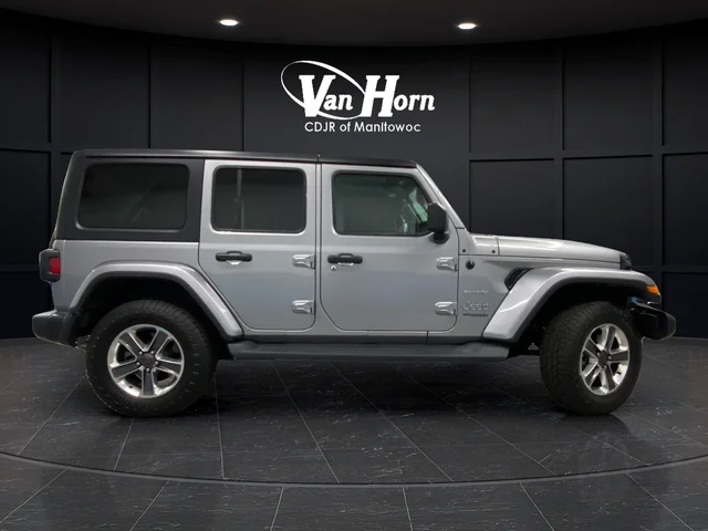 Used 2020 Billet Silver Metallic Jeep Unlimited Sahara image 8