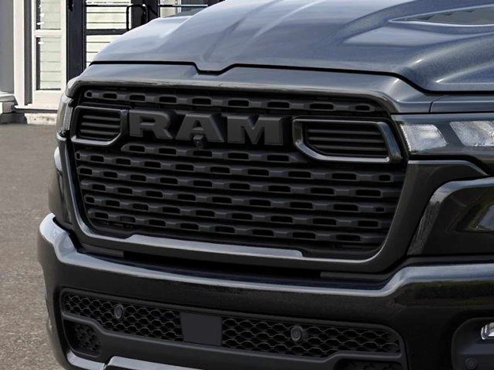 New 2026 Diamond Black Crystal Pearl-Coat Exterior Paint RAM Express Crew Cab 4x4 6