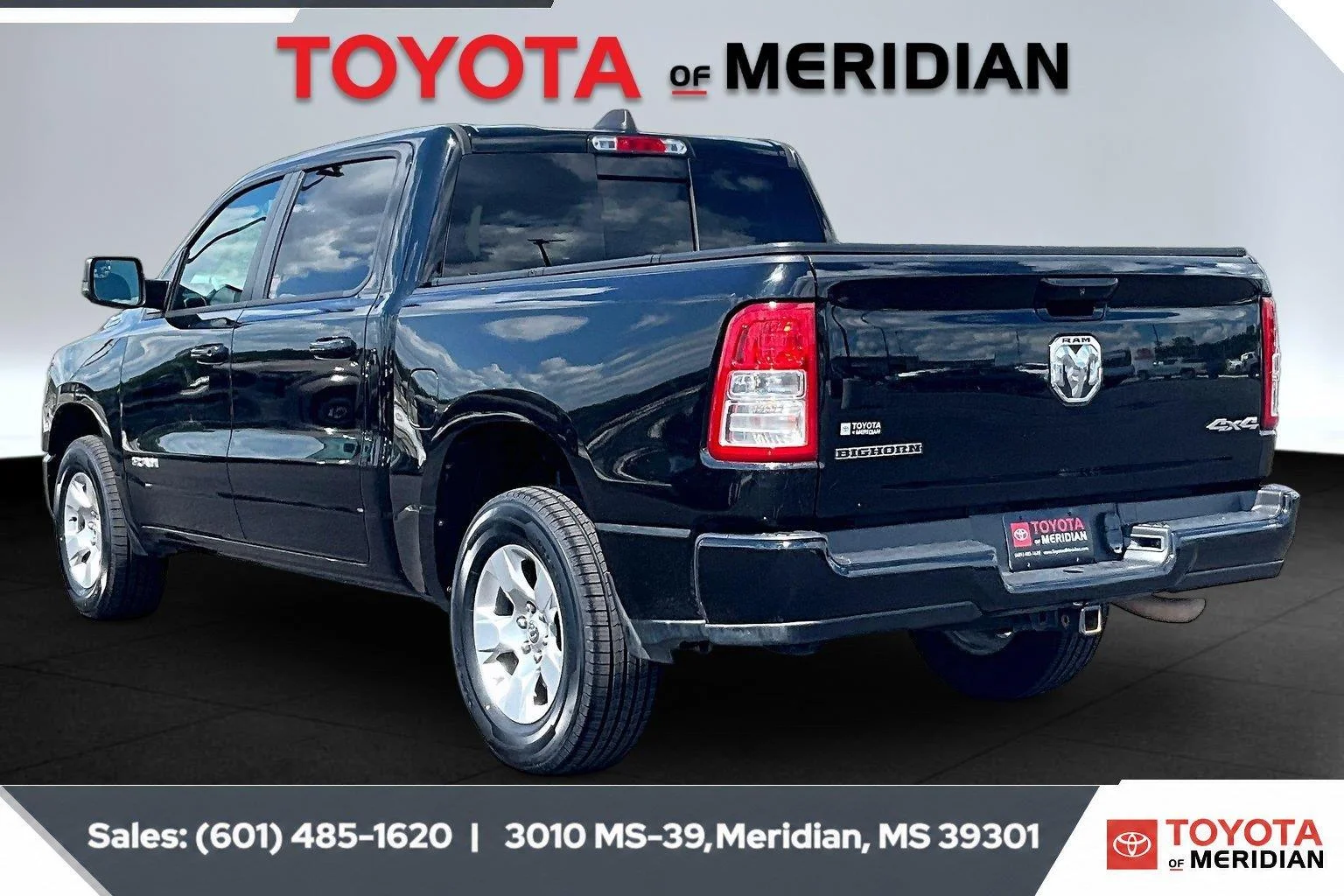 Used 2024 Diamond Black Crystal Pearlcoat Ram Big Horn image 2