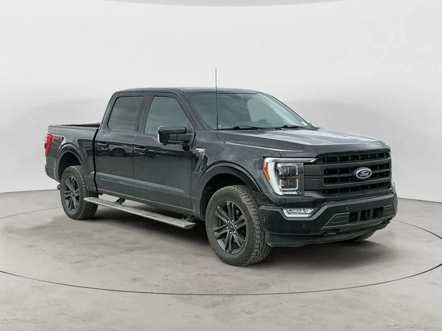 Used 2021 Agate Black Metallic Ford Lariat image 7