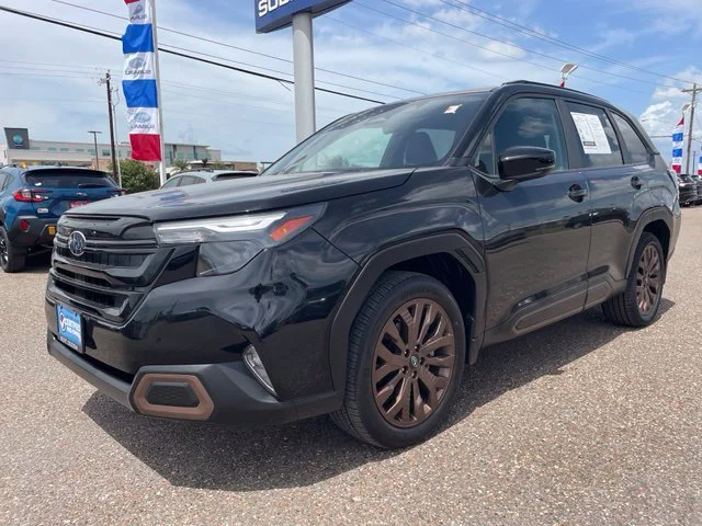 Certified Used 2025 Black Subaru Sport image 3