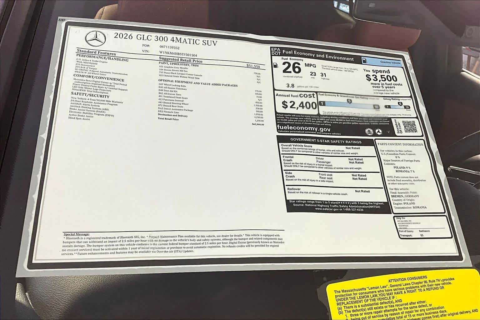 2026 Mercedes-Benz GLC Base - Photo 18