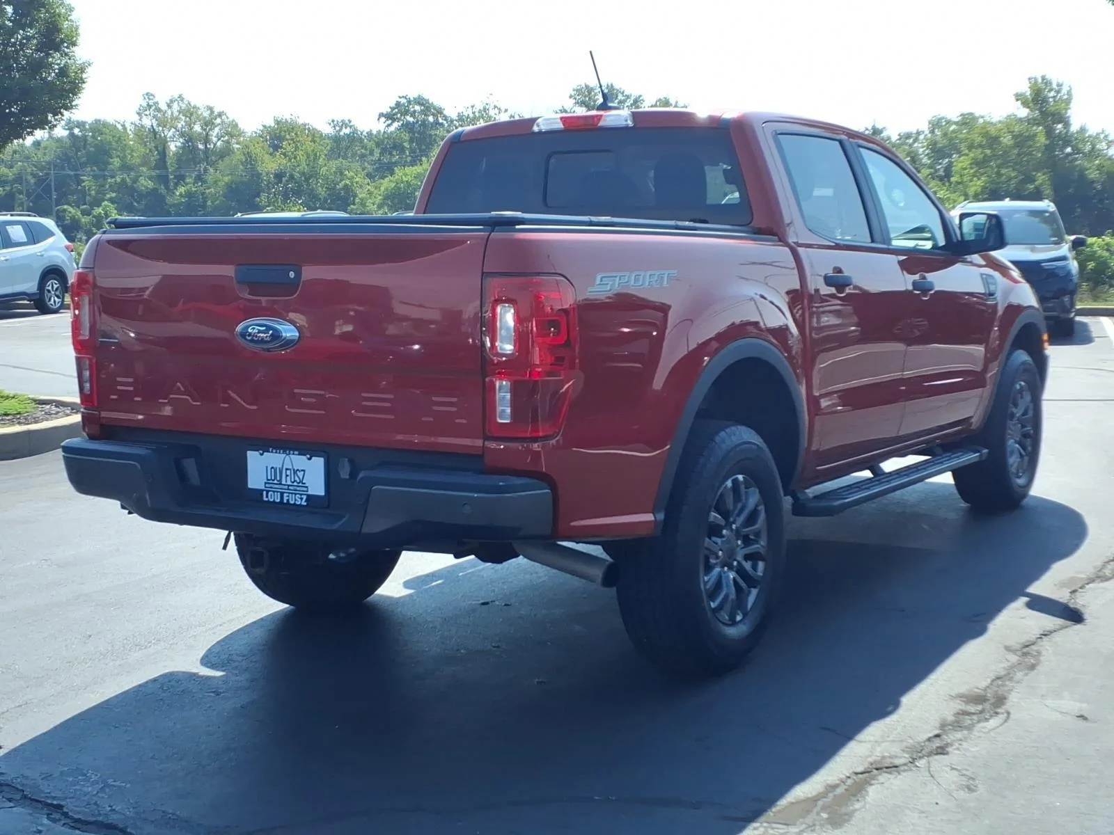 Used 2021 Rapid Red Metallic Tinted Clearcoat Ford XLT image 27