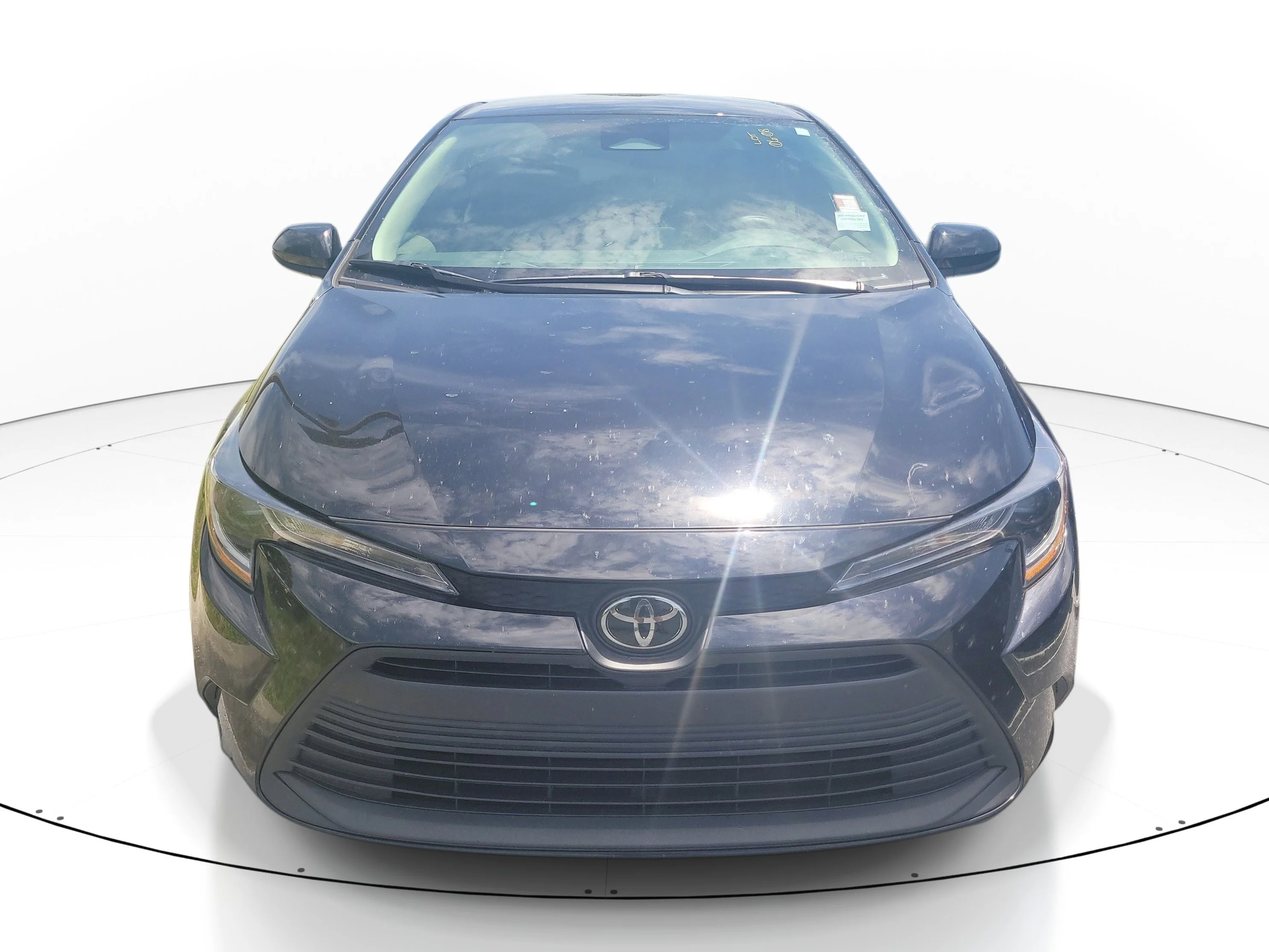 Certified Used 2024 Midnight Black Metallic Toyota LE image 2