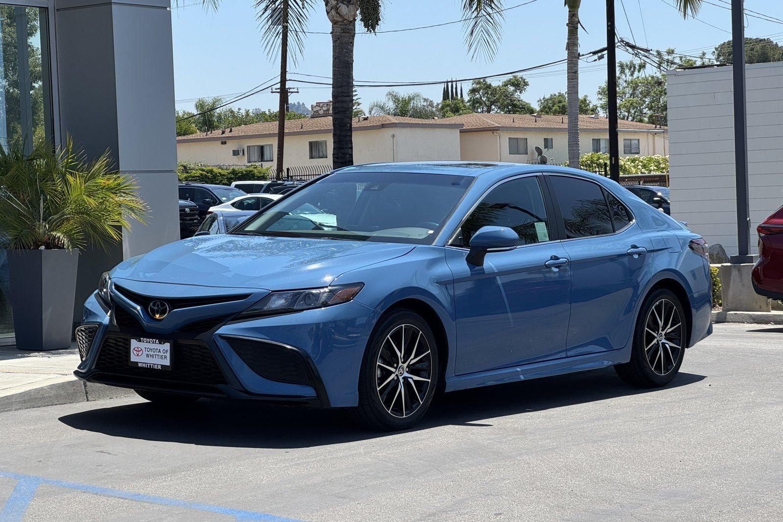 Certified Used 2024 Blue Toyota SE image 10