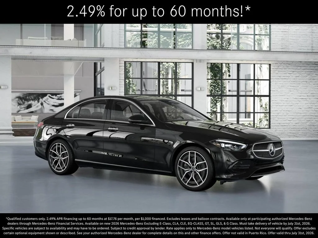 New 2026 Black Mercedes-Benz C 300 image 54