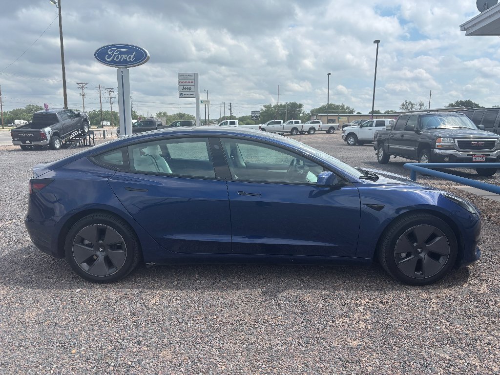 Used 2023 Deep Blue Metallic Tesla Long Range image 3
