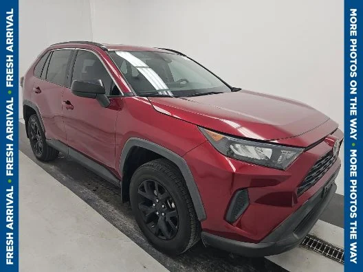 Certified Used 2021 Red Toyota LE image 1