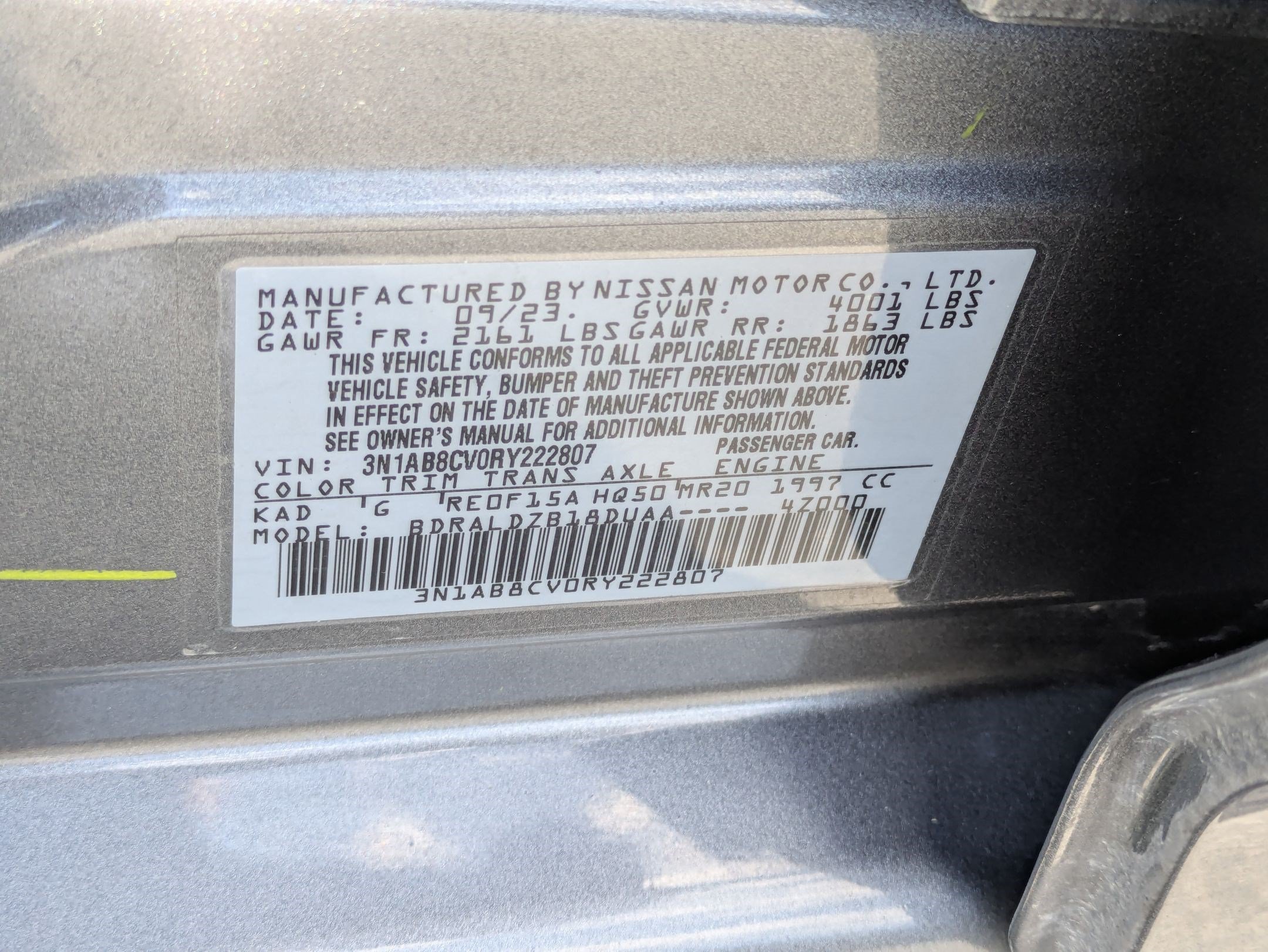 Used 2024 Gun Metallic Nissan SV image 33