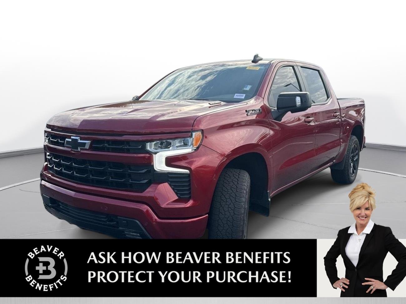 Used 2025 Radiant Red Tintcoat Chevrolet RST image 1