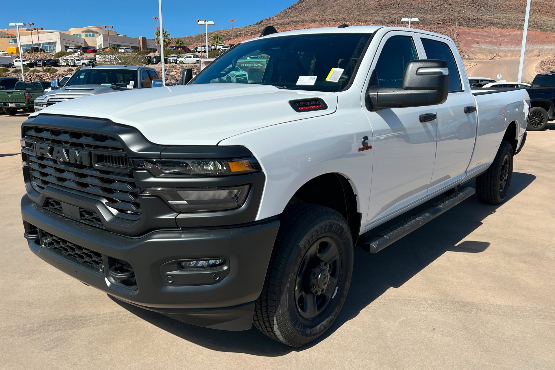 New 2027 Bright White Clear-Coat Exterior Paint RAM Tradesman image 1