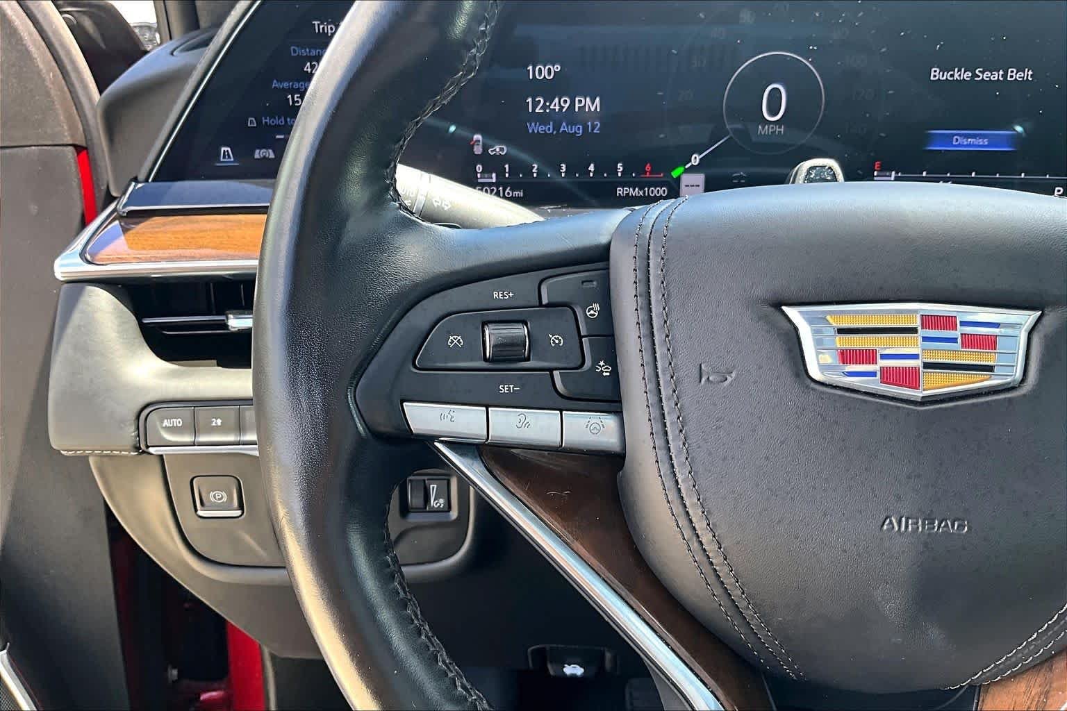 Used 2023 Radiant Red Tintcoat Cadillac 4WD Sport Platinum image 22