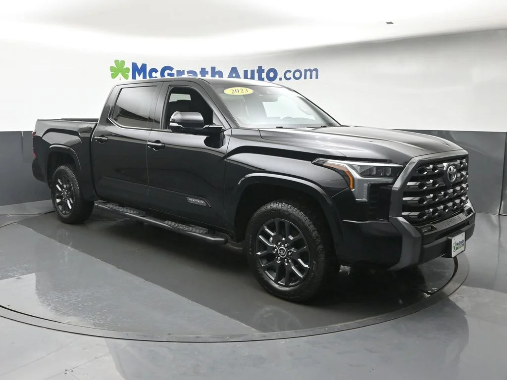 Certified Used 2023 Black Toyota Platinum image 2