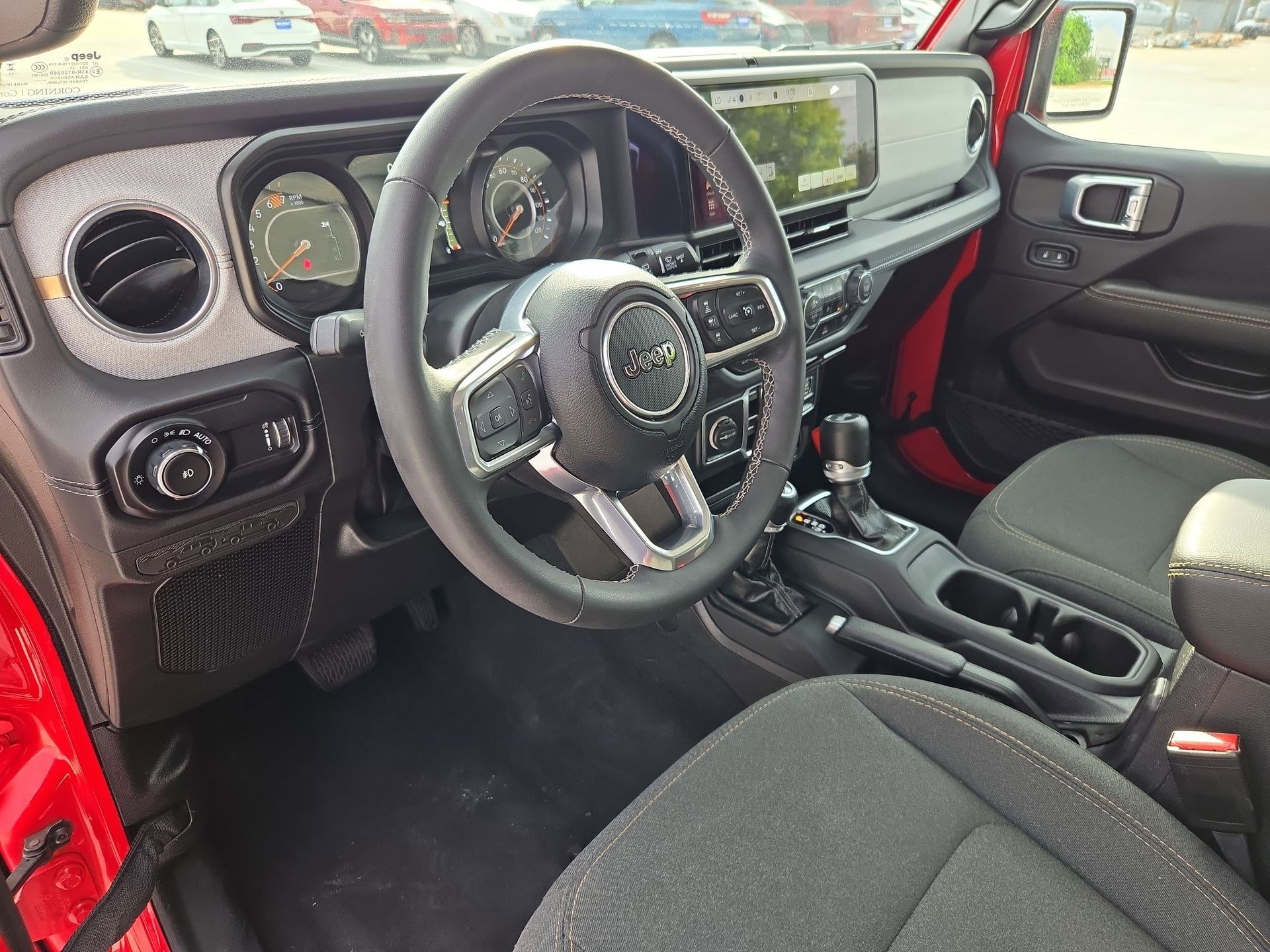 Used 2025 Firecracker Red Clearcoat Jeep Sahara image 12