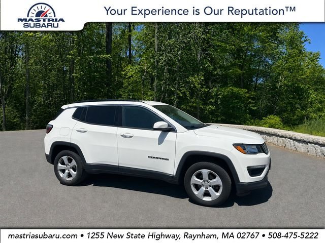 Used 2020 White Clearcoat Jeep Latitude image 1