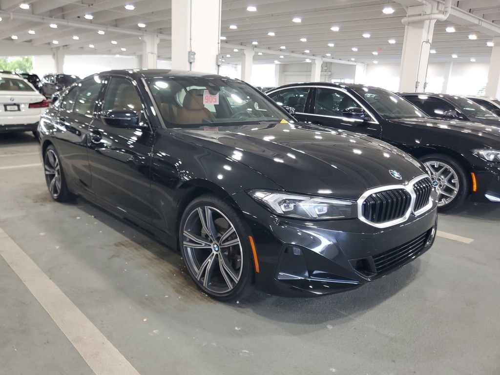 Certified Used 2023 Black Sapphire Metallic BMW 330i image 2
