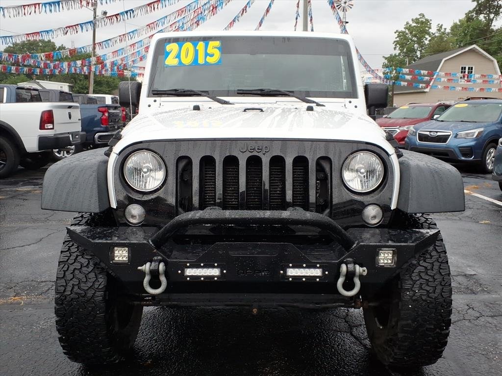 Used 2015 Jeep Wrangler Sport with VIN 1C4AJWAG7FL549718 for sale in Knox, IN
