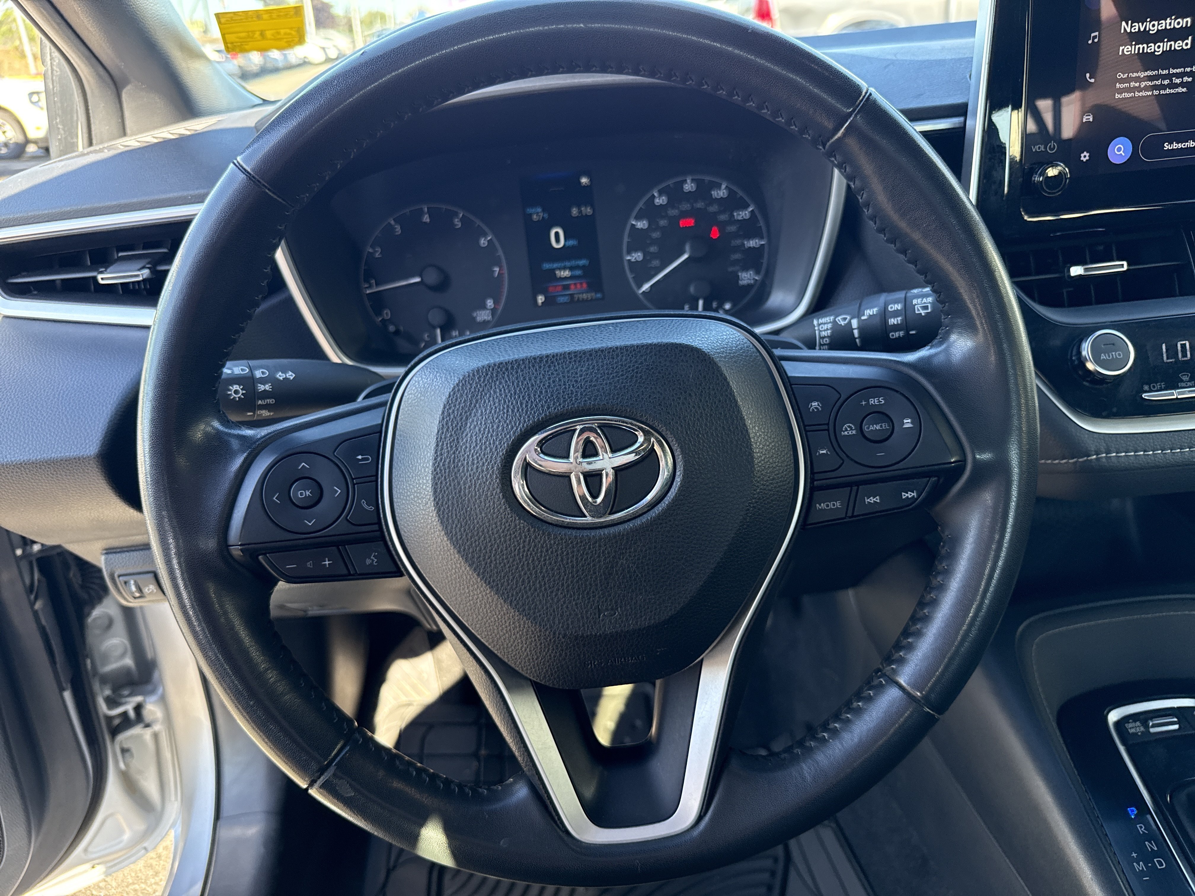 Certified Used 2023 Classic Silver / Midnight Black Metallic Toyota SE image 16