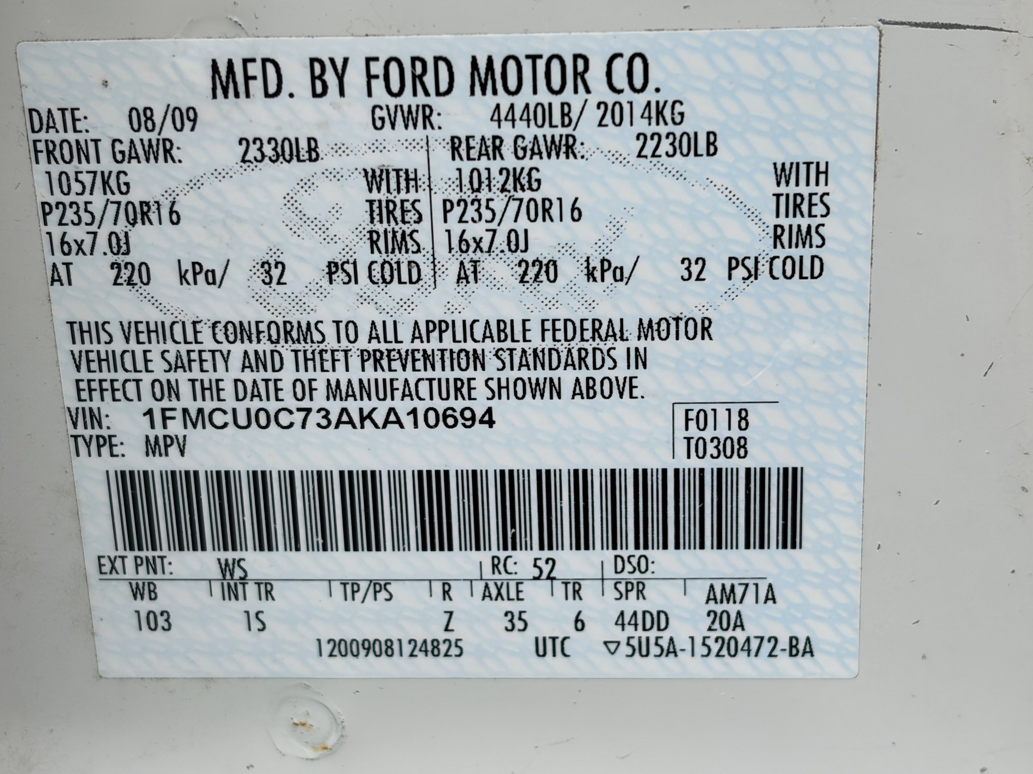 Used 2010 Oxford White (Fleet) Ford XLS image 21