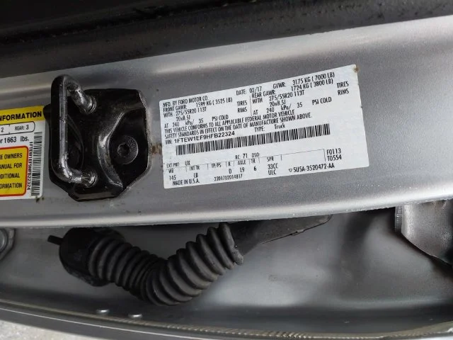 Used 2017 Silver Ford Lariat image 25