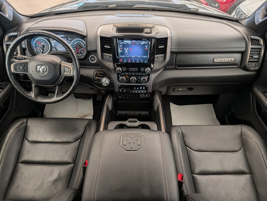 Used 2019 Black RAM Sport - - 4x4 - 5.7L HEMI V8 - Remote Start - Trailer Brake Control & More! image 26