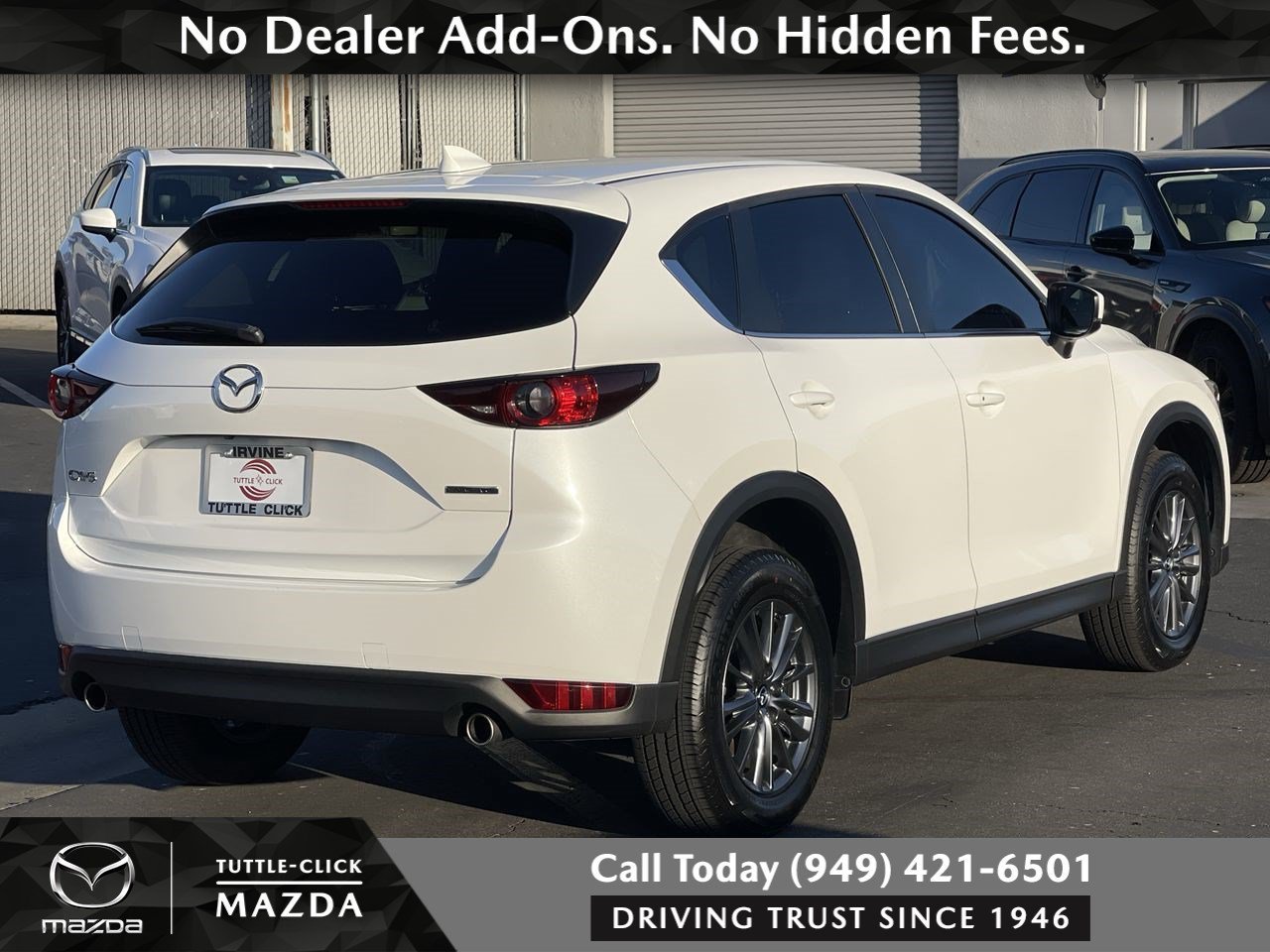 Used 2020 Snowflake White Pearl Mica Mazda Touring image 6