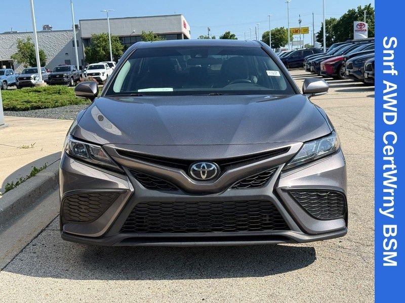 Certified Used 2023 Predawn Gray Mica Toyota SE image 8