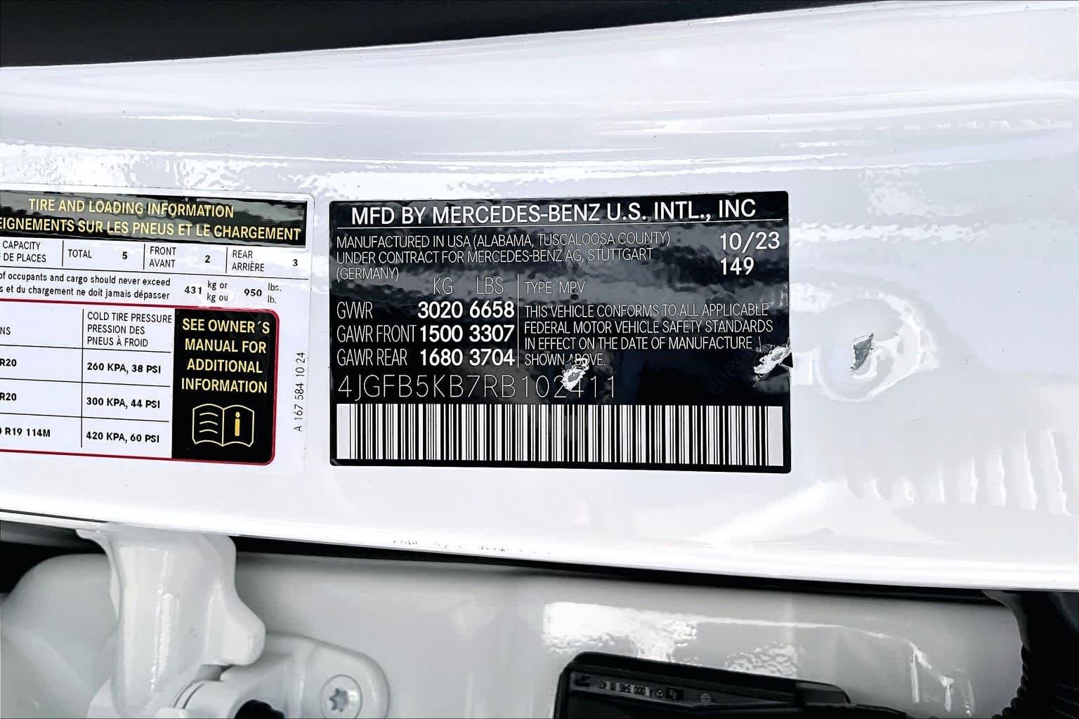 Used 2024 Polar White Mercedes-Benz GLE 450 image 34