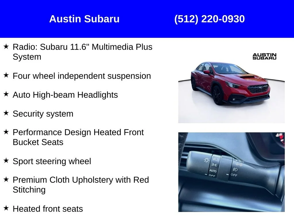 New 2026 Red Subaru Premium image 9