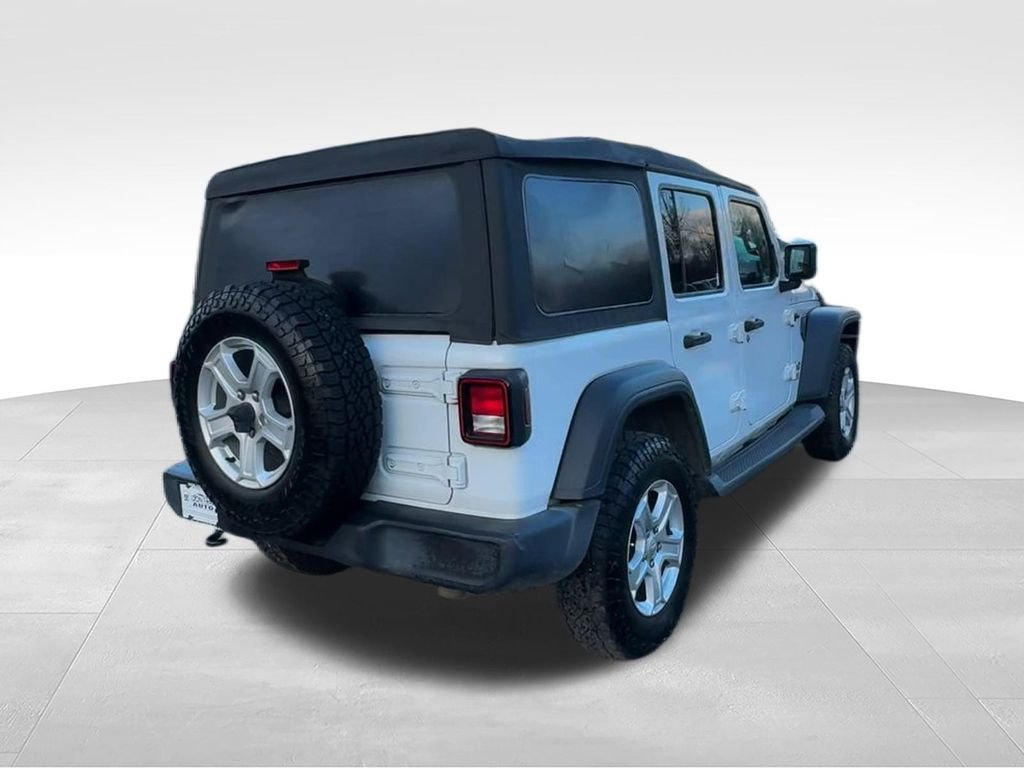 Used 2019 White Jeep Unlimited Sport S image 8