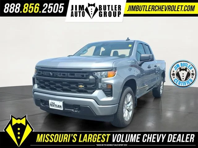 Used 2024 Sterling Gray Metallic Chevrolet Custom image 1