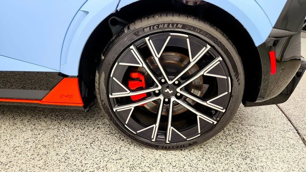 Used 2025 Performance Blue Matte Hyundai AWD image 9