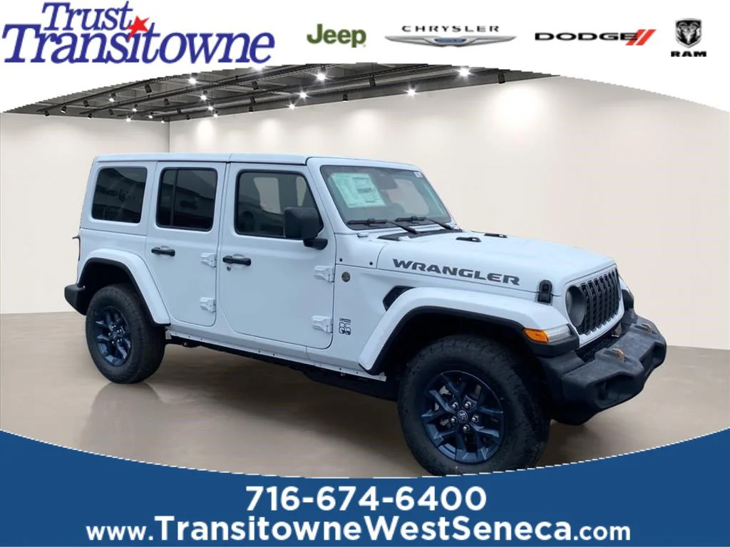 New 2026 Bright White Clear-Coat Exterior Paint Jeep 85th Anniversary Edition image 1