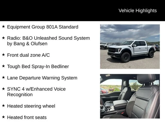 Used 2025 White Ford Raptor image 7