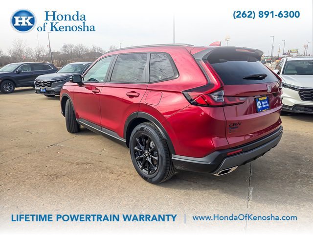 New 2027 Radiant Red Metallic Honda Sport-L Hybrid AWD image 3