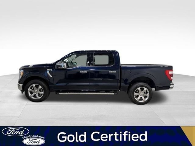 Certified Used 2023 Blue Metallic Ford Lariat image 2