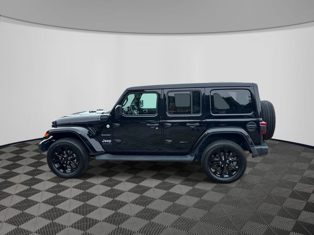 Used 2023 Black Jeep Sahara 4xe image 4