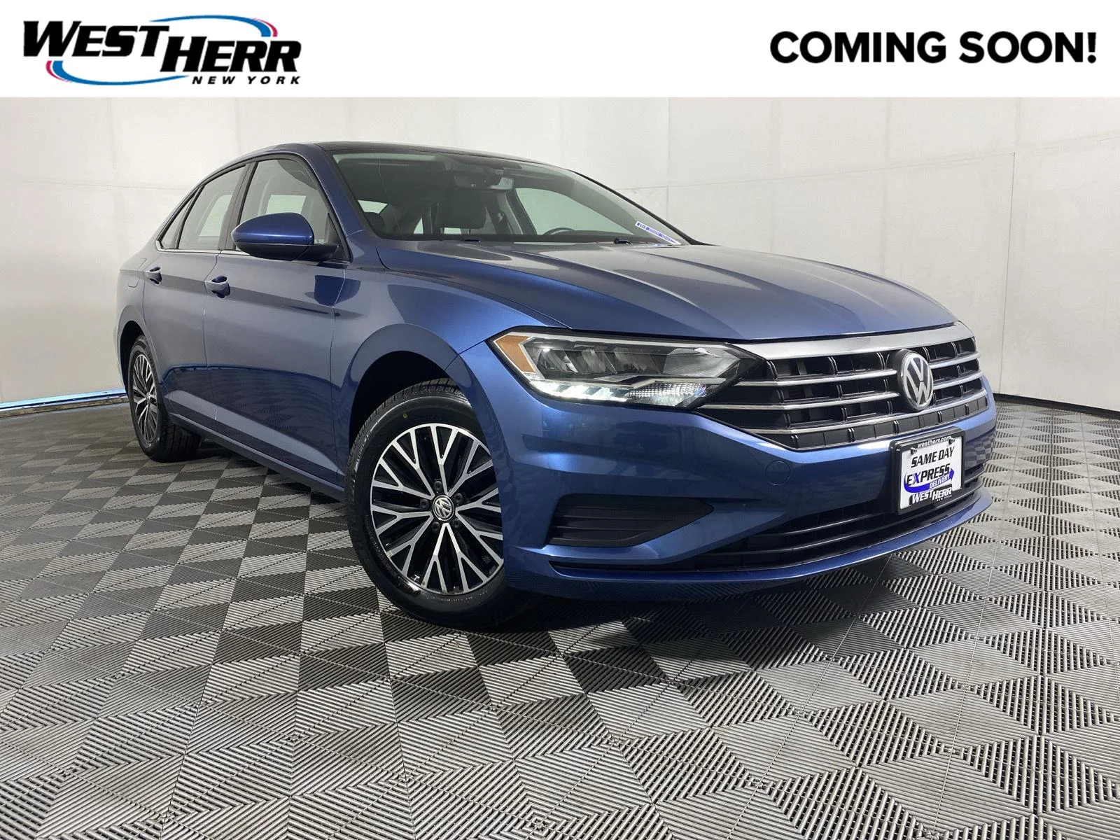 Used 2020 Blue Silk Metallic Volkswagen S image 1